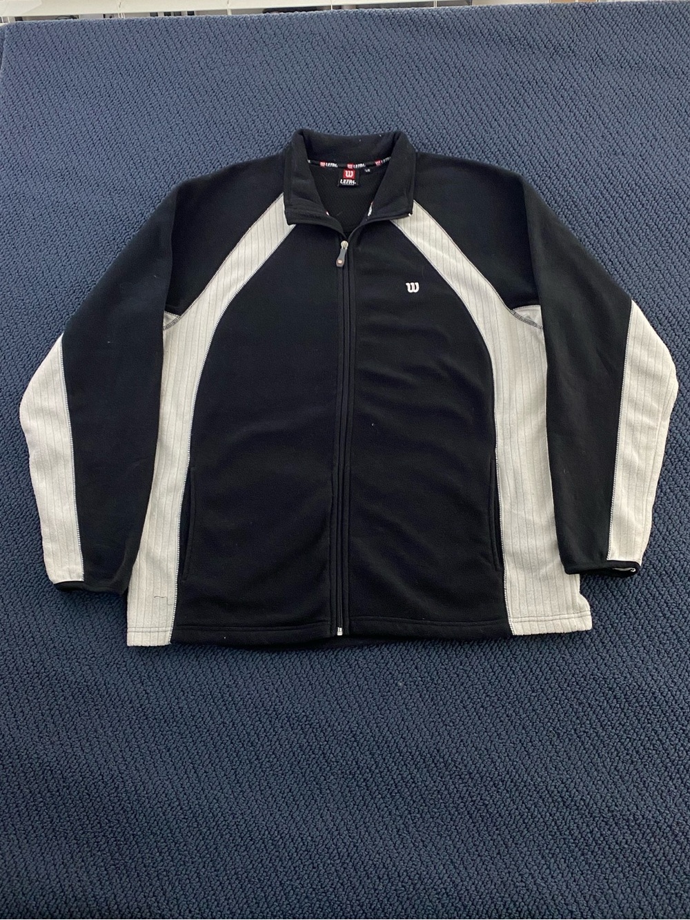 Vintage Wilson Striped Fleece Jumper